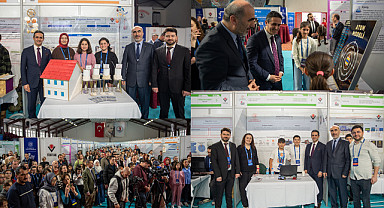 TÜBİTAK ORTAOKUL ÖĞRENCİLERİ ARAŞTIRMA PROJELERİ YARIŞMASI BÖLGE SERGİSİ OMÜ’DE ZİYARETÇİLERİNE KAPISINI AÇTI