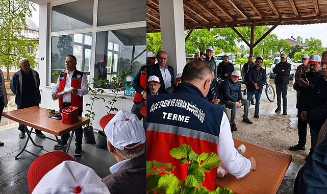 SAMSUN’DA ÜRETİCİLERE AŞILAMA SERTİFİKASI