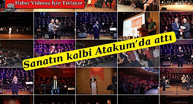 Sanatın kalbi Atakum'da attı sanatseverler mest oldu (Videolu Haber)