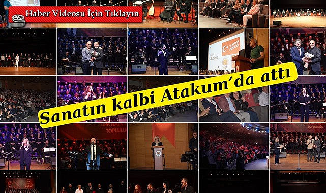 Sanatın kalbi Atakum'da attı sanatseverler mest oldu (Videolu Haber)