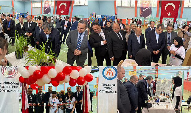 VEZİRKÖPRÜ’LÜ ÖĞRENCİLER PROJELERİNİ BİLİM FUARI’NDA TANITTI