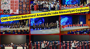 OMÜ Gündüz Bakımevi Anaokulu'nda Mezuniyet Coşkusu