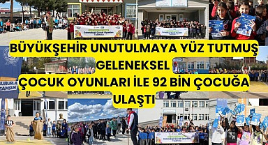 Samsun'da Geleneksel Çocuk Oyunları projesi 92 bin çocuğa ulaştı