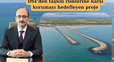 Terme Çayı Islahı Projesi kapsamında denize çıkış yapısı tamamlandı