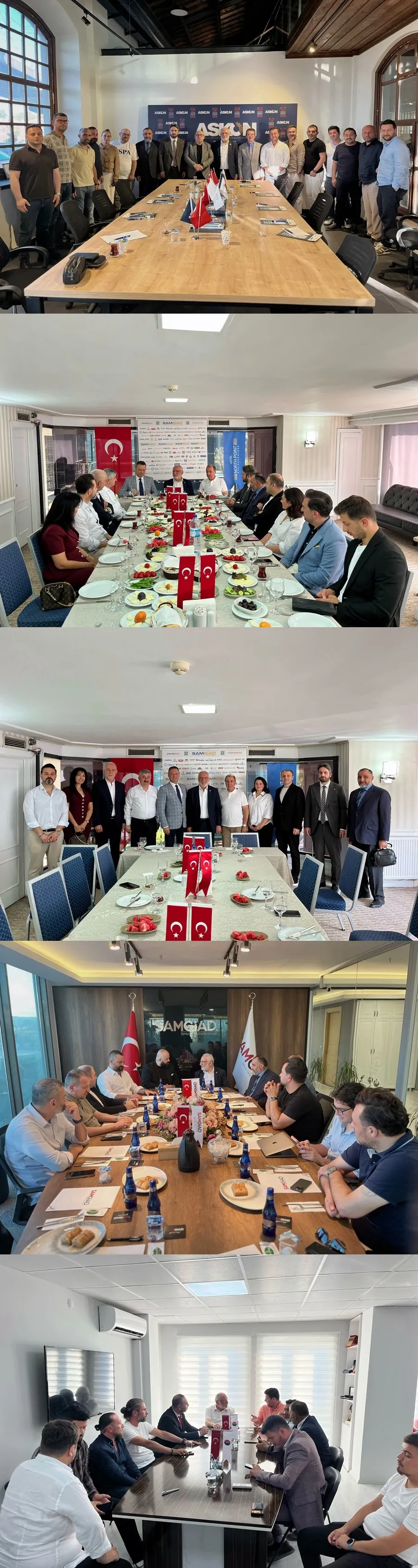 SAMSİAD, ASKON, MEDİK&Uuml;M, SAMGİAD, BAFRAGİAD ve SİMDER'e Milletvekili Karaman'dan ziyaret