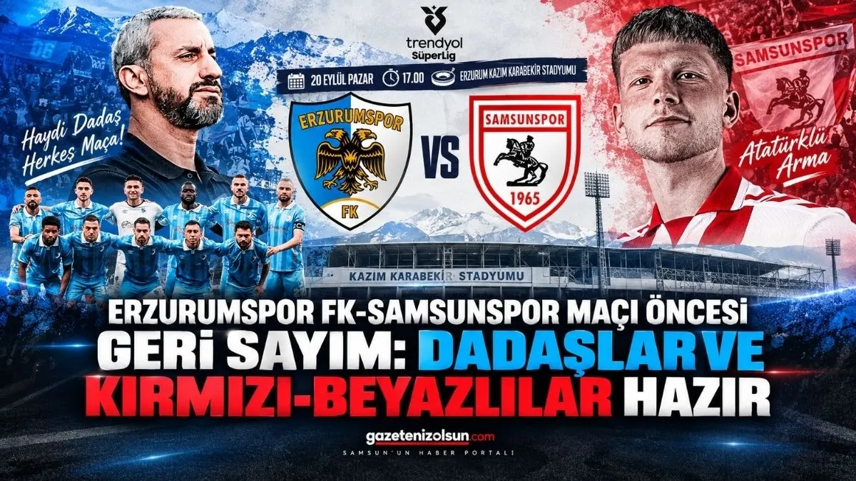 Dadaşlardan taraftara çağrı, Erzurum’da Samsunspor Alarmı! İki Takımda da Hazırlıklar Sürüyor