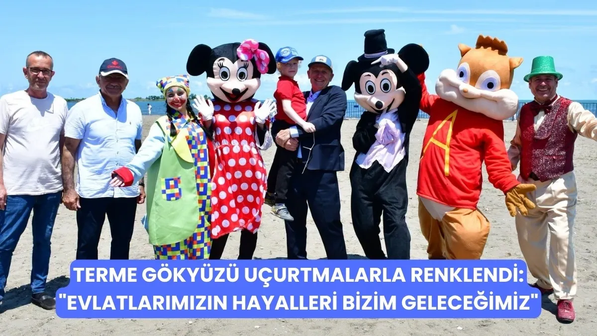 Terme Sahili Festival Alanı’nda Uçurtma Şenliği