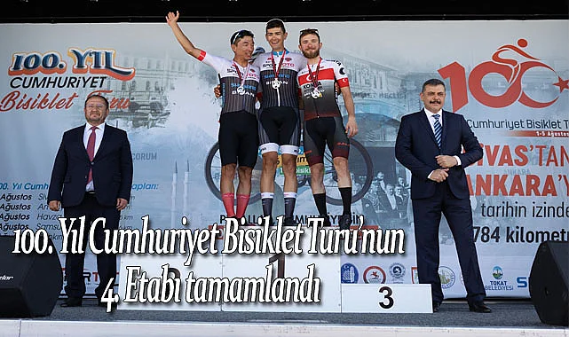 100. Yıl Cumhuriyet Bisiklet Turu’nun 4. Etabı tamamlandı