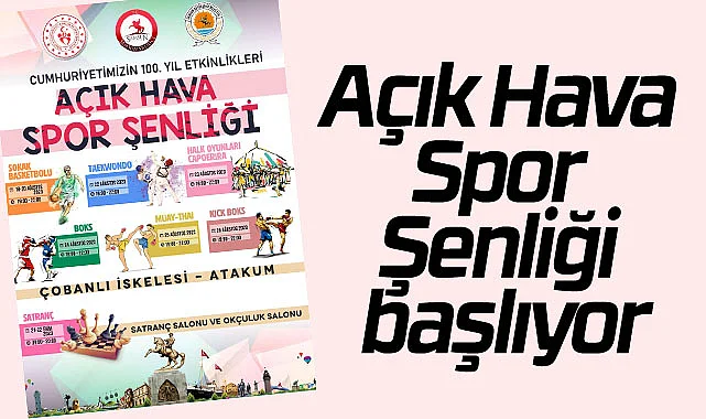 Açık Hava Spor Şenliği başlıyor - Samsun Haberleri
