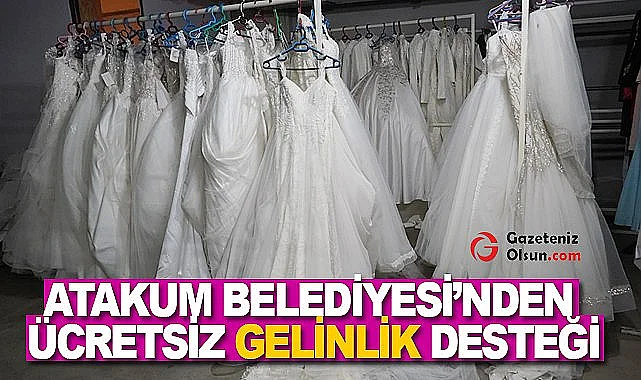 Atakum Belediyesi'nden gelinlik desteği