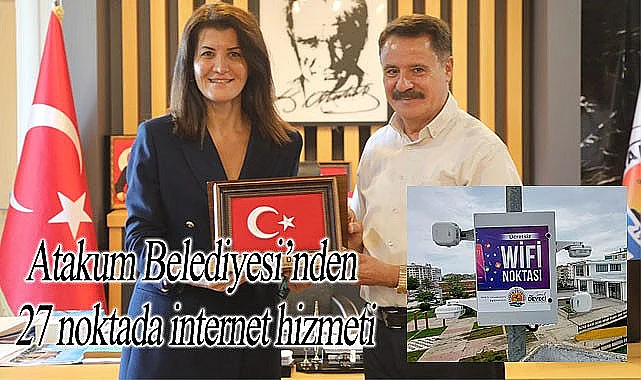 Atakum Belediyesi'nden internet hizmeti