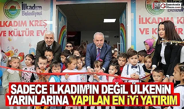 Başkan Demirtaş'ın Kreş Projesi İlçe Halkına Hizmet Veriyor