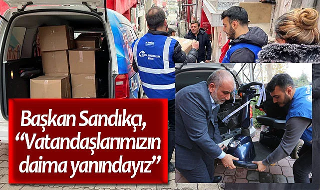 Başkan Sandıkçı, Vatandaşlarımızın daima yanındayız