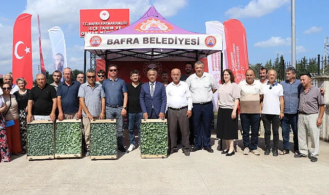 Kızılırmak Deltasında Fide Teslim Töreni