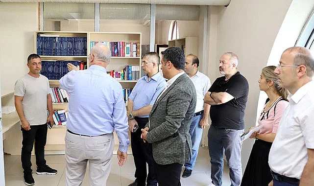 Rektör Ünal, Mustafa Kemal Güneşdoğdu Kampüsü’nde İncelemelerde Bulundu