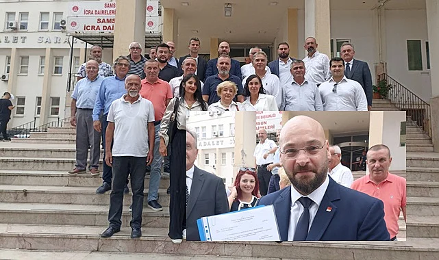CHP Atakum'da Serhat Türkel göreve başladı