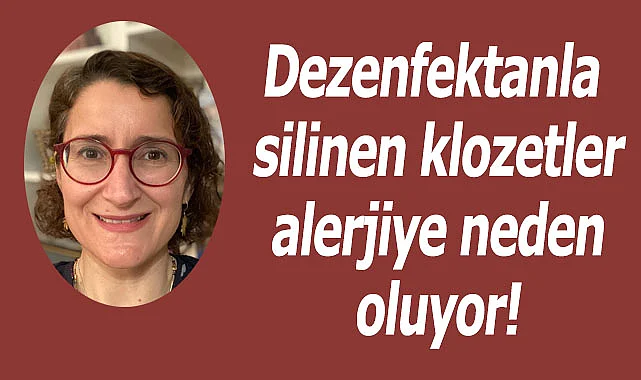 Dezenfektanla silinen klozetler alerjiye neden oluyor!