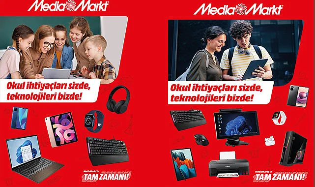 MediaMarkt ‘Okula Dönüş’ için başlattığı kampanyaya ihtiyaca göre çeşitli ürünler ekliyor 