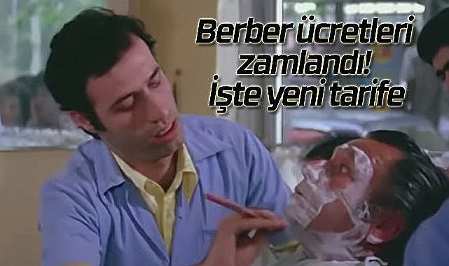 Samsun'da berber ücretlerine zam geldi!