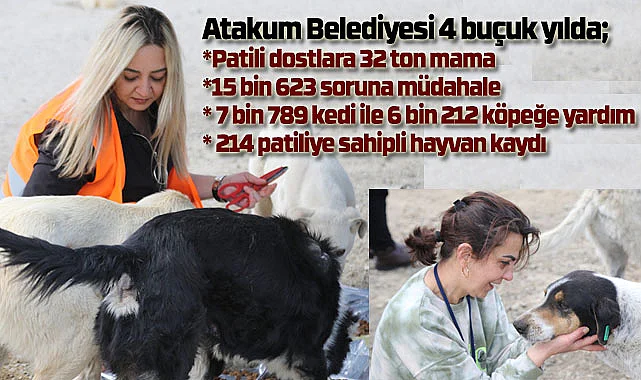 Atakum Belediyesi 4 buçuk yılda sokak hayvanları için ne yaptı!