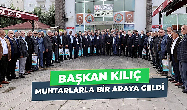 Başkan Kılıç Bafralı Muhtarlarla bir araya geldi