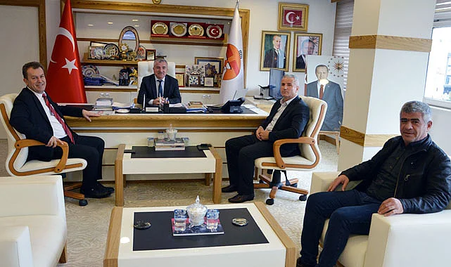 TCDD Sivas 4. Bölge Müdürü Arı’dan Havza Belediyesi'ne Ziyaret