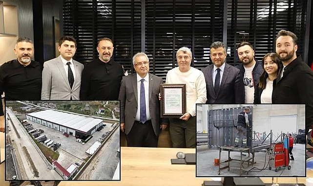 Çarşamba OSB'nin ilk ruhsatını Başkan Doğan teslim etti