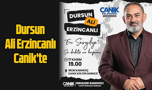 Dursun Ali Erzincanlı Canik’te