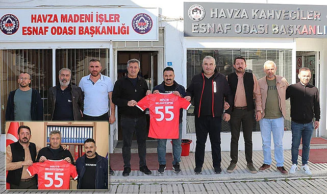 Havza Belediyespor Yönetiminden Sponsorlara Teşekkür Ziyareti
