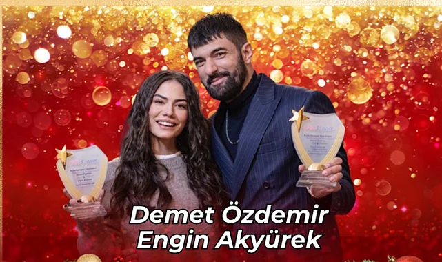 Demet Özdemir ve Engin Akyürek Yılın En İyi Dizi Çifti Seçildi