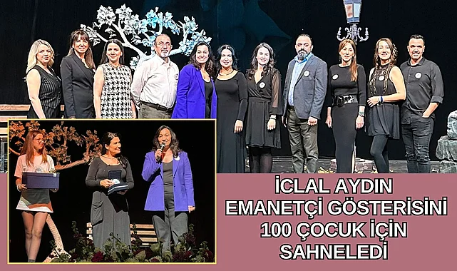 İclal Aydın Emanetçi Gösterisini çocuklar için sahneledi
