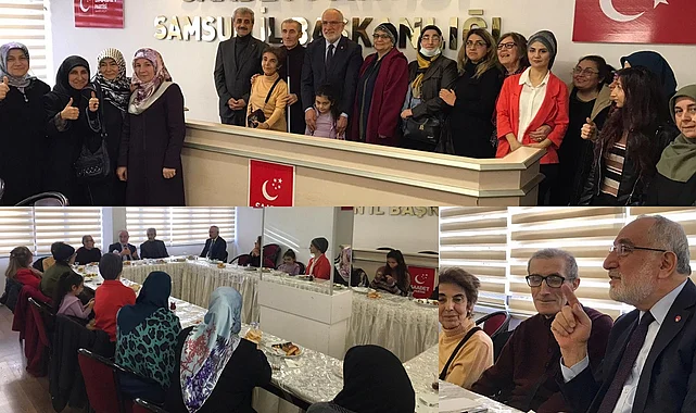 Samsun Milletvekili Mehmet Karaman görme engellilerin sorunlarını dinledi