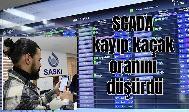 SCADA takip sistemi kayıp kaçak oranını düşürdü