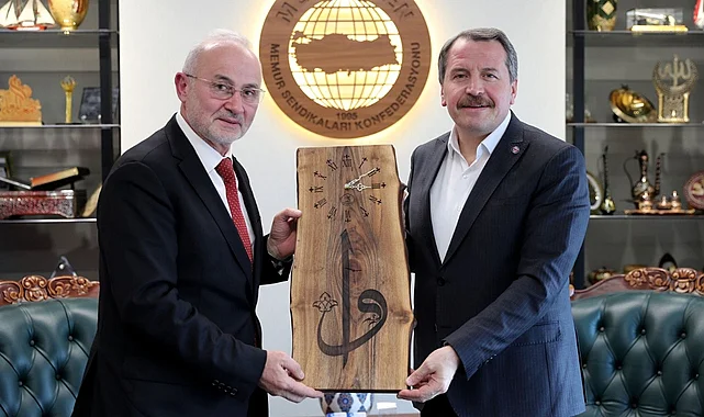 Rektör Ünal’dan Memur-Sen Genel Başkanı Yalçın’a Ziyaret
