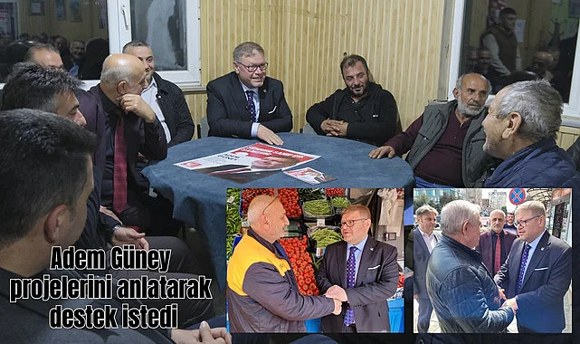 Adem Güney projelerini anlatarak destek istedi