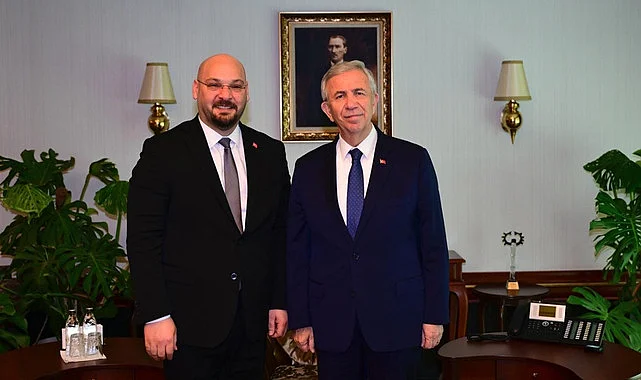Serhat Türkel’den Mansur Yavaş’a teşekkür ziyareti