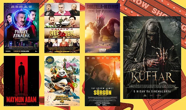 Bu hafta (5 Nisan Cuma) vizyonda yer alan filmler