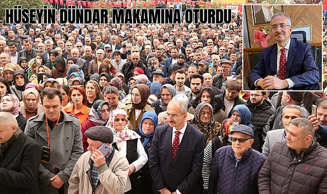 Hüseyin Dündar Bismillah diyerek makamına oturdu