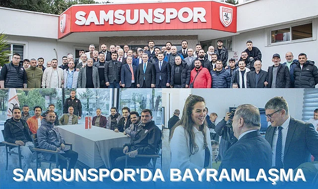 Samsunspor'da bayram geleneği bozulmadı