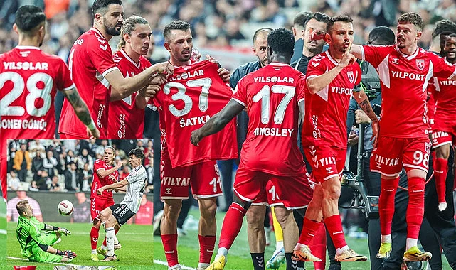 Samsunspor zorlu Beşiktaş maçından 1 puan kopardı