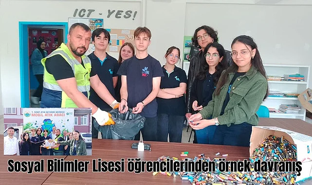 Sosyal Bilimler Lisesi öğrencilerinden örnek davranış