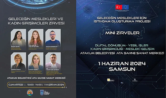 Geleceğin Meslekleri Zirvesi Atakum’da düzenleniyor