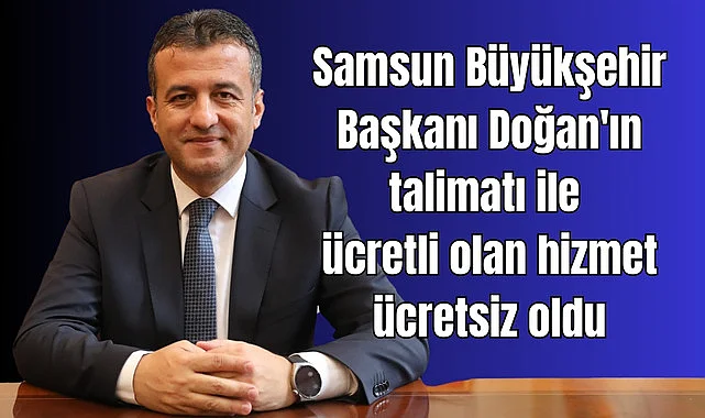 Samsun Büyükşehir Belediyesi'nin işlettiği tuvaletler ücretsiz oldu