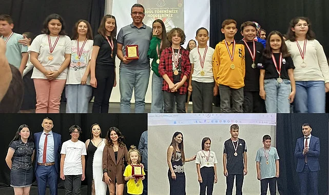 Ulusal Pisagor Matematik Sınavının Şampiyonları Madalyalarını Aldı