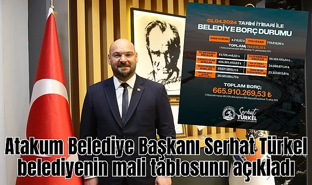 Atakum Belediyesi'nin borcu ne kadar? Başkan Türkel açıkladı