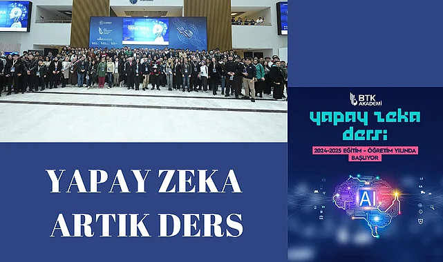 Yapay zeka artık ders