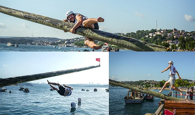 Red Bull Yağlı Direk Coşkusu Eğlenceli Anlara Sahne Oldu