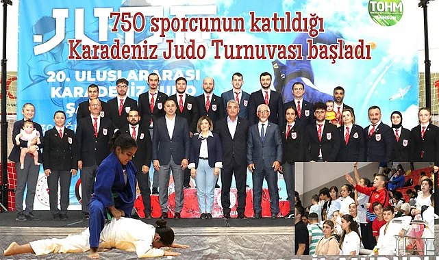 750 sporcunun katıldığı Karadeniz Judo Turnuvası Samsun'da başladı