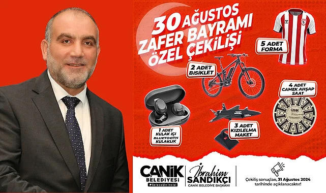 Canik’ten 30 Ağustos Zafer Bayramı'na özel Hediye Yağmuru