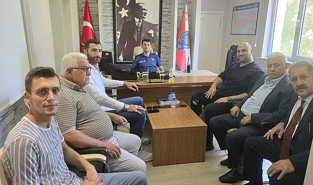 MHP Havza İlçe Yönetiminden Başkomiser Tekinasa’ya Ziyaret